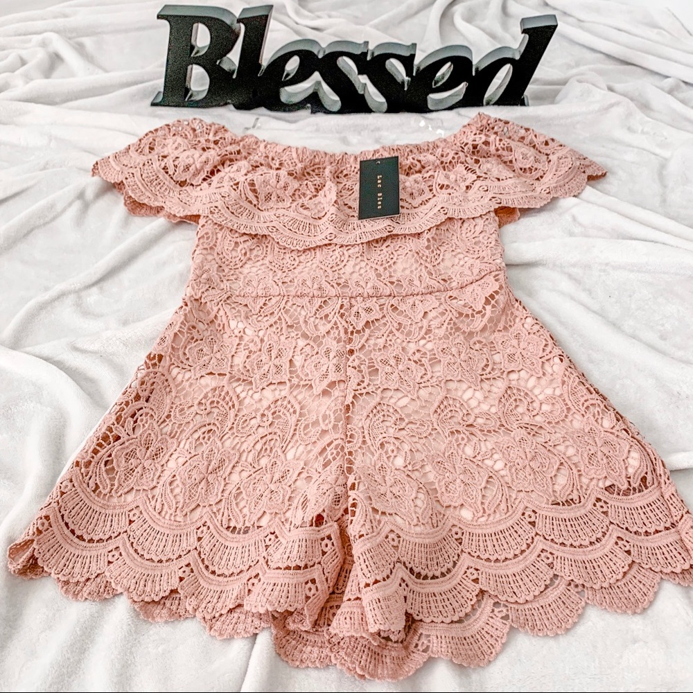 Lac Bleu Pink Romper......NEW!!!! - Picture 2 of 6